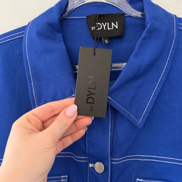 BY.DYLN Cooper Jacket In Cobalt - Picture 8 of 8